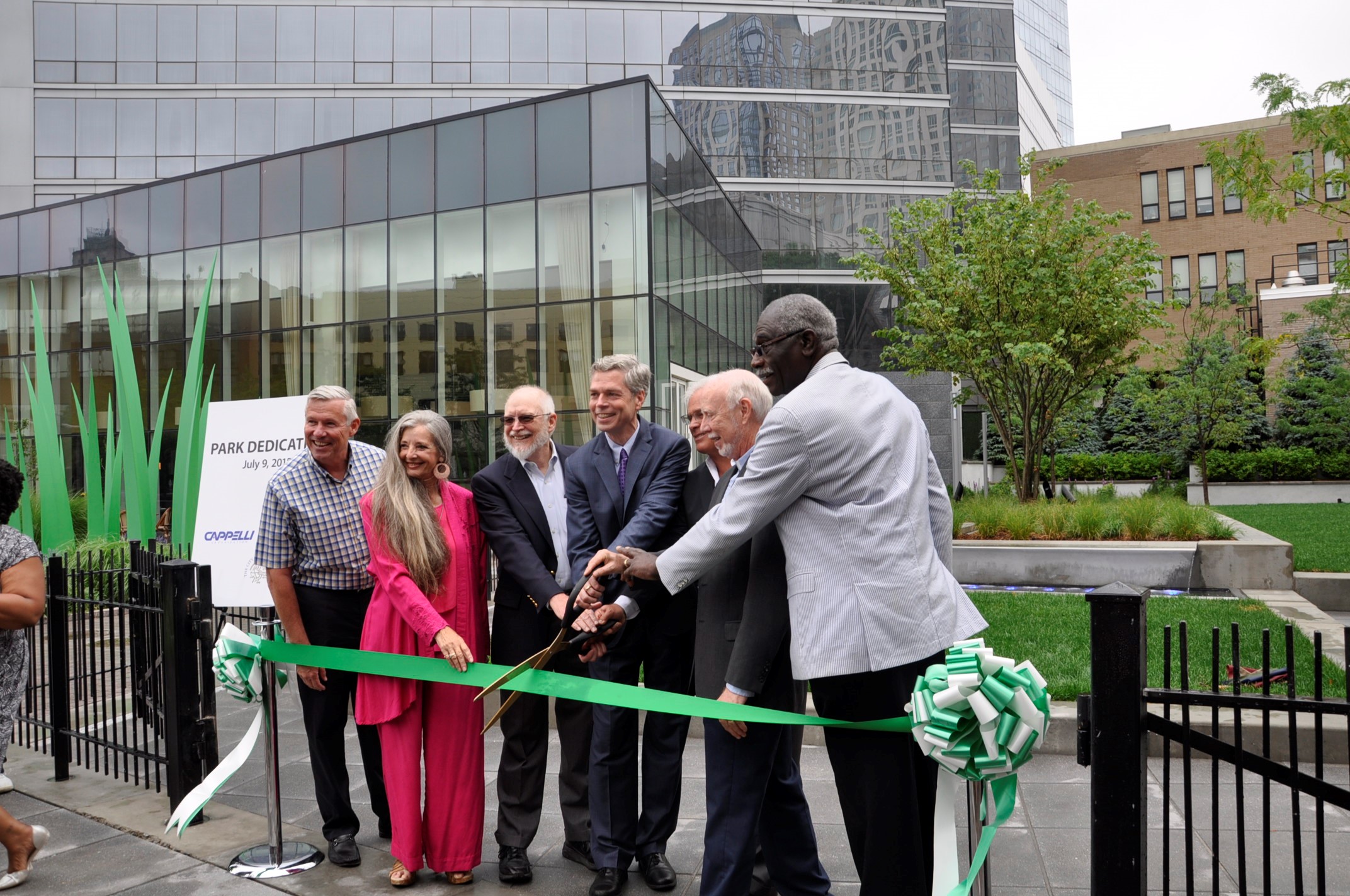 Main Street Parklet Ribbon Cutting Ceremony July 9